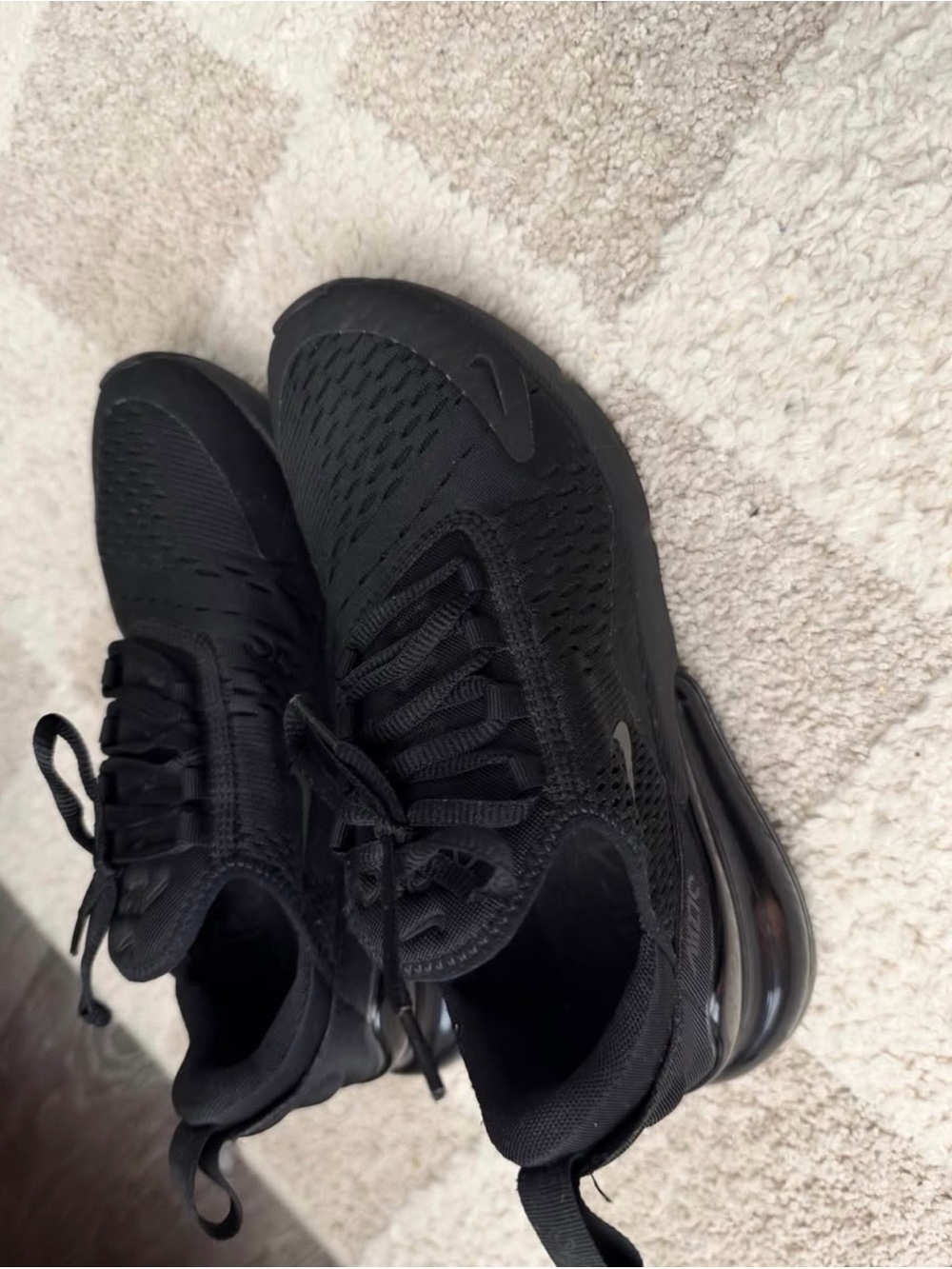 Nike Black Women's Air Max-Style Athletic Sneakers